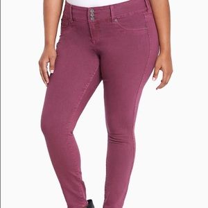 Purple Torrid Jeggings regular length size 18